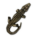 Stock Alligator Lapel Pin